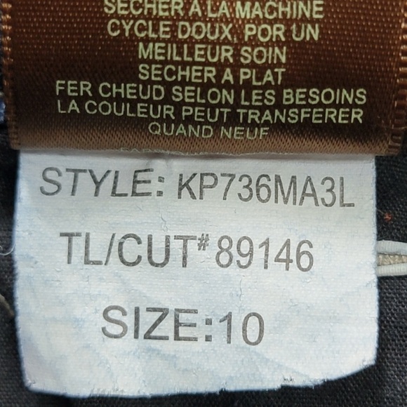 KUT FROM THE KLOTH Nathalie High Rise Flap Pocket Denim Blue Jean Size 10 - Picture 9 of 11